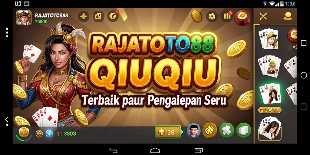 Screenshot gameplay QiuQiu RAJATOTO88 yang mendebarkan.
