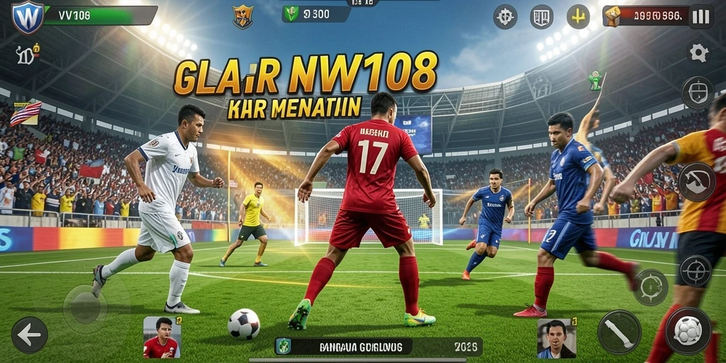 Screenshot VW108 menampilkan gameplay seru olahraga dengan grafis menarik.